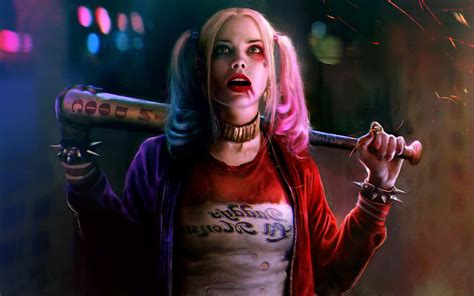 Margot Robbie, Harley Quinn, Suicide Squad, DC Comics Wallpapers HD ...