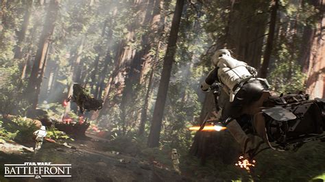 Star Wars: Battlefront debut trailer drops into the Battle of Endor ...