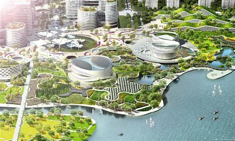 Gallery of Master Plan Revealed for Binhai Eco City in Tianjin - 8