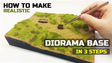 How to make diorama base | Tutorial for beginners | Diorama, Tutorial ...