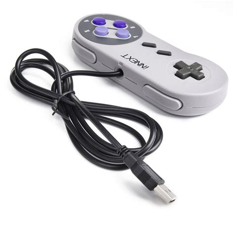 1/2 Pack SNES NES USB Super SNES USB Controller Gamepad For PC Mac ...