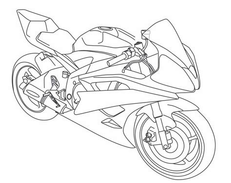 Gambar Motor Untuk Diwarnai – Roda2Part