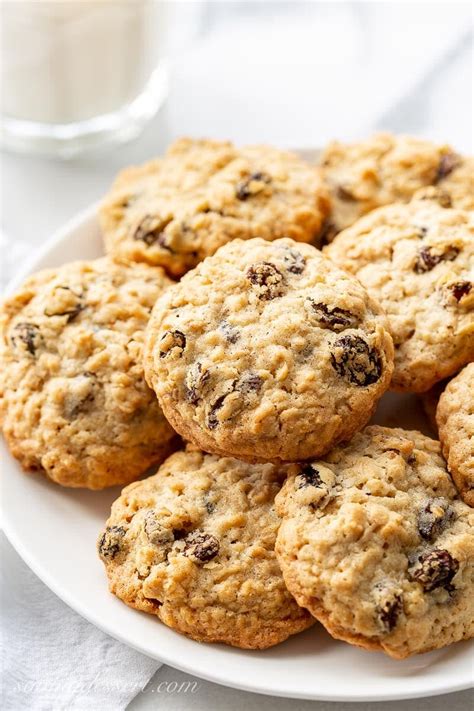 Oatmeal Raisin Cookies - Saving Room for Dessert