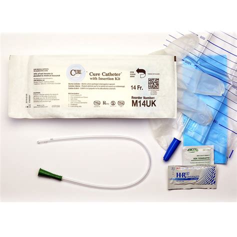 Cure Male Straight Tip Pocket Catheter Kit