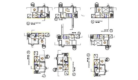 Smith house floor plan distribution drawing details dwg file - Cadbull