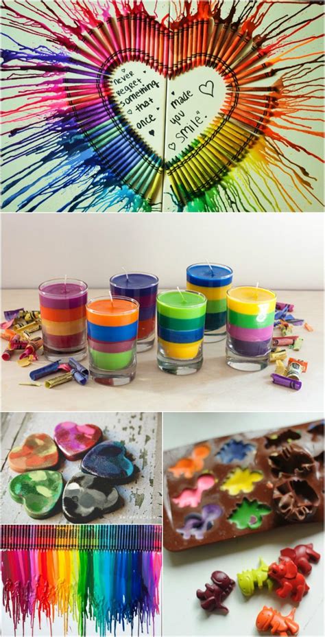 20+ Creative Crayon Art Projects And Crafts That Are Stunningly ...