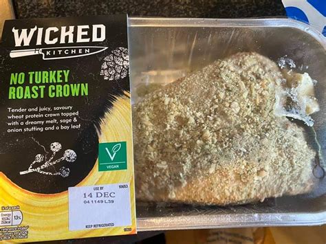 Tesco Wicked Kitchen No Turkey Roast Crown Serves 4 – Vegan Food UK