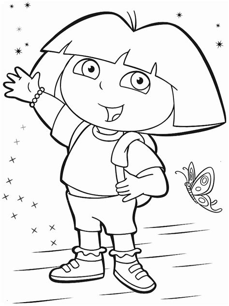 Dora Coloring Pages - Free Printable Coloring Pages for Kids