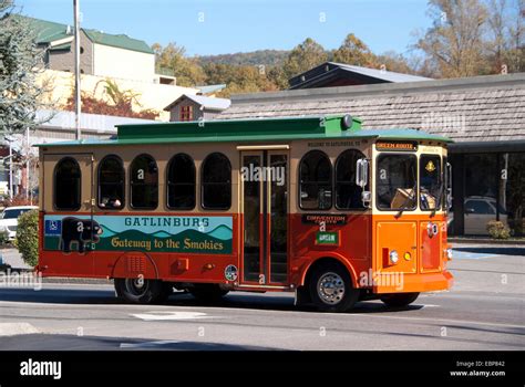 Gatlinburg trolley hi-res stock photography and images - Alamy