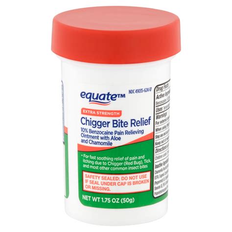 Equate Extra Strength Chigger Bite Relief Ointment, 1.75 oz - Walmart.com