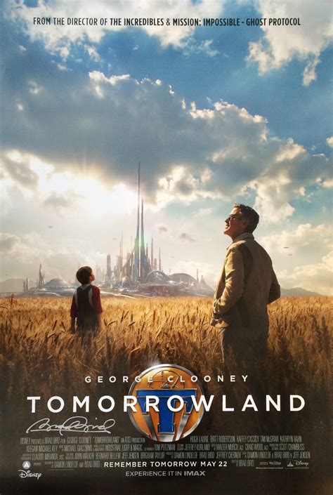 Win A Tomorrowland IMAX Poster Signed by Brad Bird