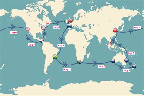 world sailing routes map - ImageGallery