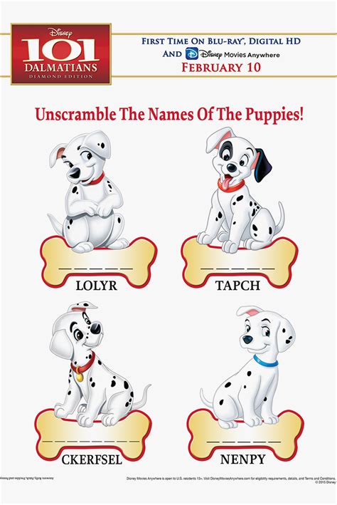 What Are All The Puppies Names In 101 Dalmatians - Pets Lovers