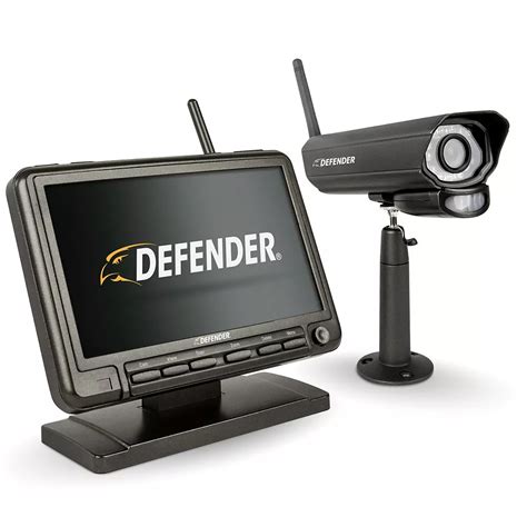 Defender 7-inch Digital Wireless Monitor Home Security DVR & Night ...