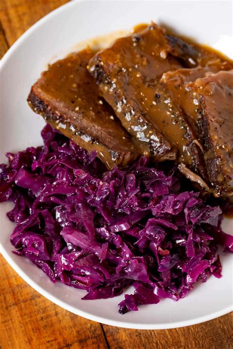 German Cabbage Recipe (Sweet and Sour Cabbage) - Dinner, then Dessert