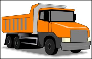 Orange Truck Clip Art at Clker.com - vector clip art online, royalty ...