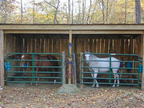 DIY Horse Shelter Plans, Easy Barns Ideas and Horse Stall Images