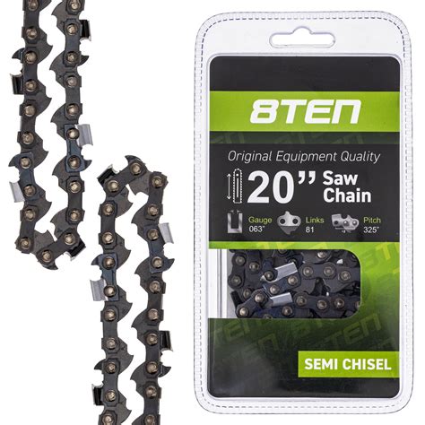 8TEN Chainsaw Chain 20 inch .325 Pitch for Stihl MS290 810-CCC2225H ...