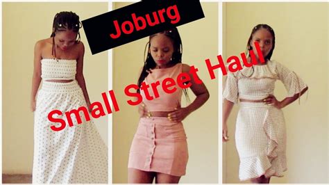 JOBURG SMALL STREET CLOTHING HAUL || TRY ON - YouTube