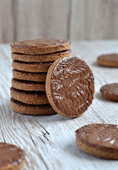 Chocolate Digestives - Baking with Granny