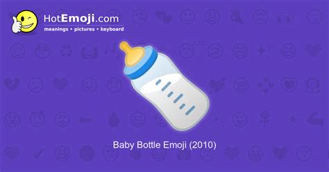 🍼 Baby Bottle Emoji Meaning with Pictures: from A to Z