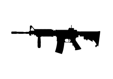 Rifle Silhouette Vector Art, Icons, and Graphics for Free Download