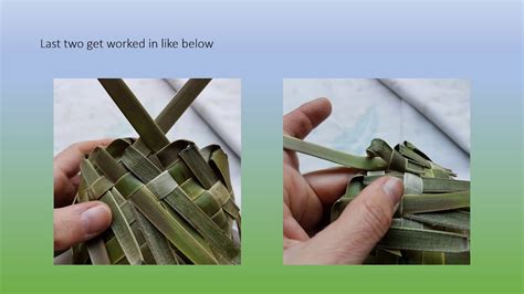 How to weave a NZ Flax/Phormium Kono / Square basket - YouTube