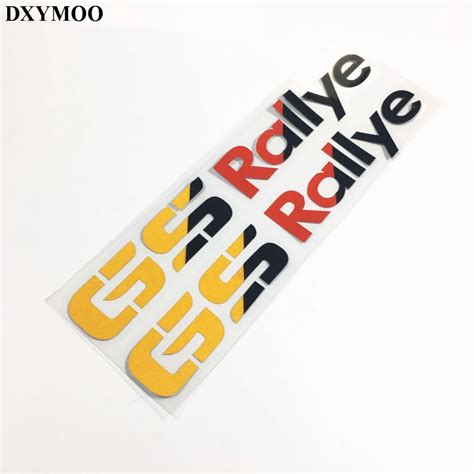 GS RALLYE Car Stickers Motorcycle Tail Side Box Sticker Decals ...