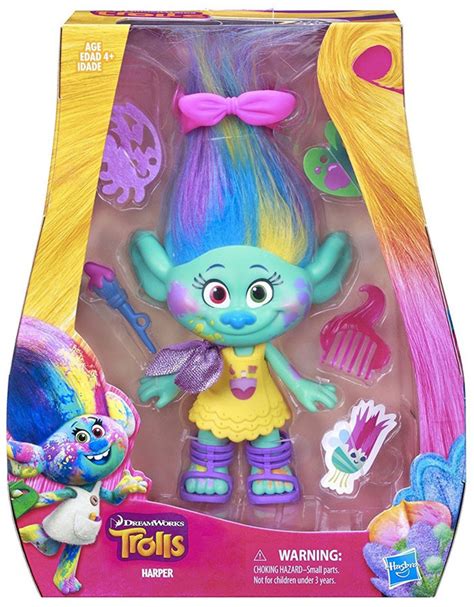 Trolls DreamWorks Harper 9-Inch Figure Hasbro B8830AS0 Toys Action ...