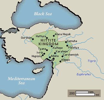 HITTITE - Probably originating from the area beyond the Black Sea, the ...