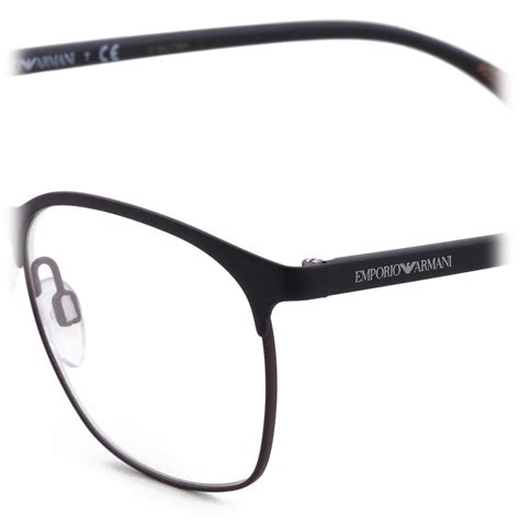 Giorgio Armani - Square Men Eyeglasses - Black - Eyeglasses - Giorgio ...