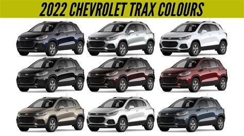 2022 Chevrolet Trax – All Color Options – Images | AUTOBICS - YouTube