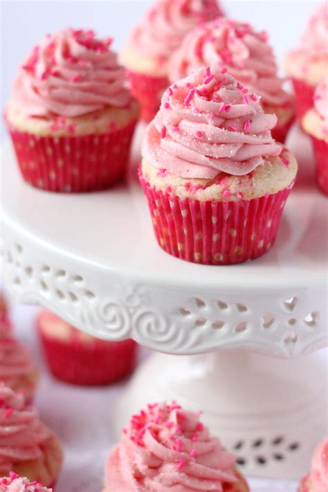 Pink Confetti Cupcakes - Your Cup of Cake