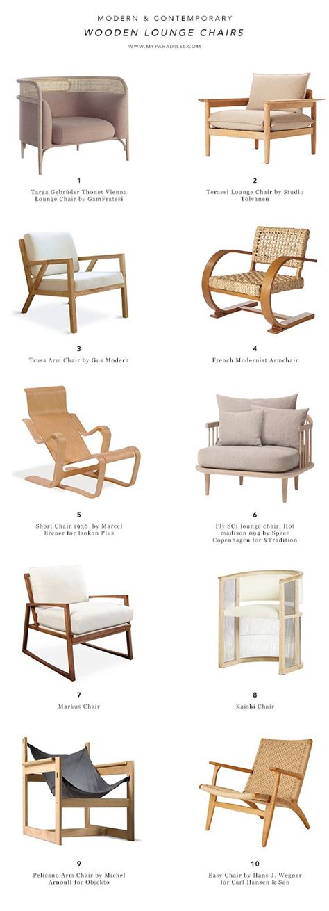 Modern and contemporary wooden lounge chairs | Wooden lounge chair ...