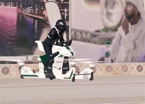 DUBAI POLICE ON MOTOBIKE DRONE - The Rebel Dandy