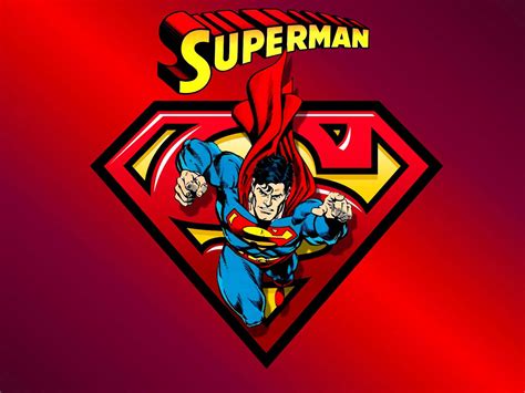 Superman Comic Logo Wallpaper