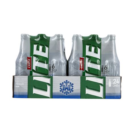 Castle Lite 24 x 340 ml Bottles | Woolworths.co.za