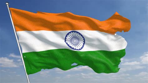 Flag Of India Animation Loop Stock Footage Video 4940681 | Shutterstock