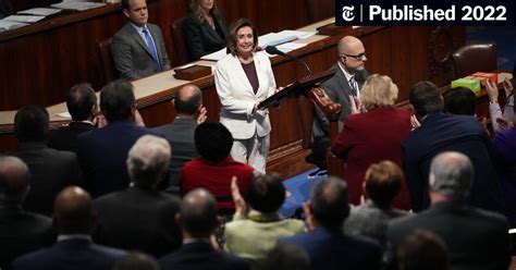 Read the Full Transcript of Nancy Pelosi’s Speech - The New York Times