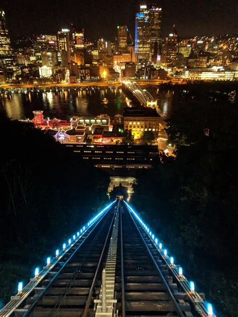 Pittsburgh - The view is from the Monongahela Incline as it looks down ...