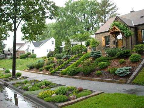 Anita's French Castle-Cottage | Backyard hill landscaping, Sloped ...