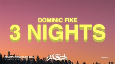 Dominic Fike – 3 Nights (Lyrics) Chords - Chordify