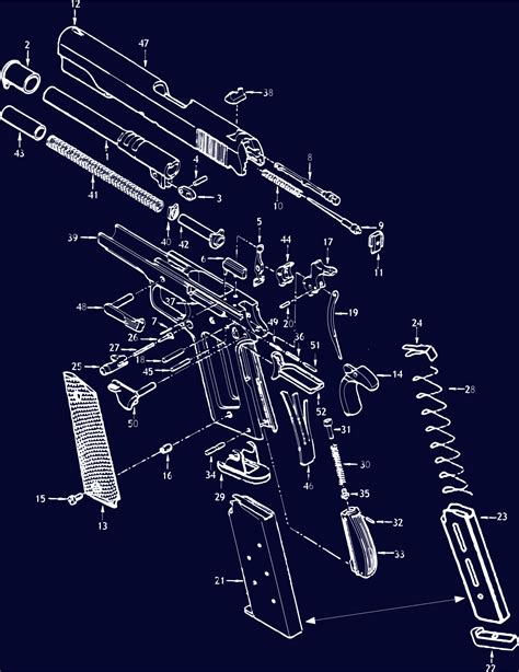 1911 Exploded Parts Diagram