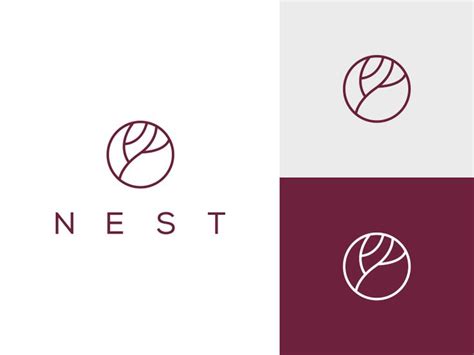 NEST - Logo Design | Nest logo, Modern logo design, Logo design