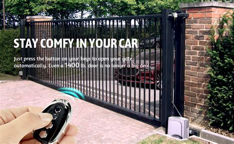 CO-Z Automatic Sliding Gate Opener With Remote Controls, Electric ...