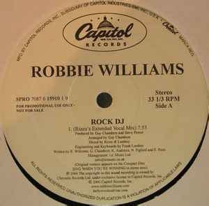 Robbie Williams - Rock DJ (2000, Vinyl) | Discogs