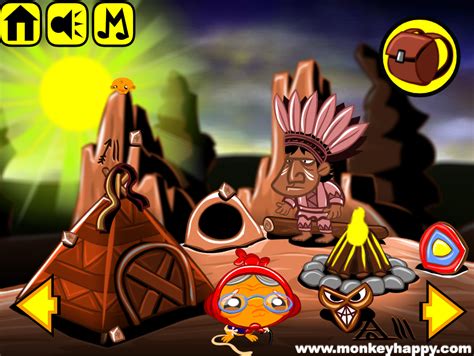 Play PencilKids - Monkey GO Happy Stage 352 - Fire Cave Walkthrough