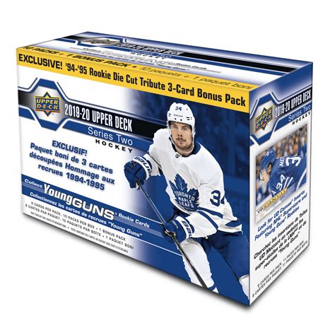 19-20 Upper Deck Series 2 NHL Hockey Trading Cards UD Mega Box- 8 Cards ...