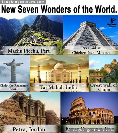 Seven Wonders | World | Wonders of the world, Seven wonders, New seven ...