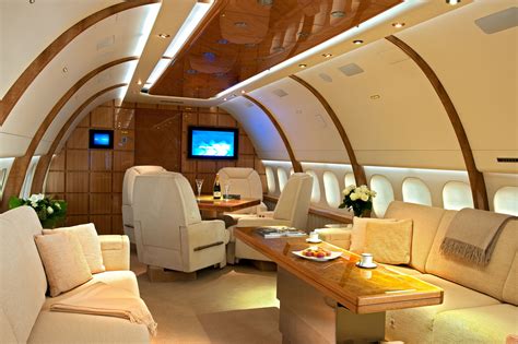 Boeing 757-256 Forward Lounge by Edése Doret Private Jet Interior ...